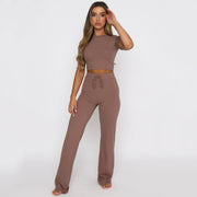 Fashion Casual Set Women's Solid Color