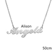 Necklace Alloy Pendant Font Fascinating Pendant Custom Name Necklace Personalized Necklace