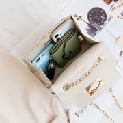 Women's Fashion Simple Straw Handbag Crossbody Bag