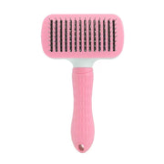 Cat Self-Cleaning Comb Stainless Steel Dog Comb Hair Brush One Key To Remove Floating Artifact