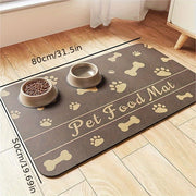 Simple Diatom Ooze Pet Absorbent Non-slip Placemat