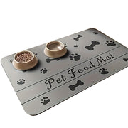 Simple Diatom Ooze Pet Absorbent Non-slip Placemat
