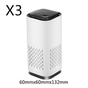 Spring New Arrival Mini Portable Car Air Purifiers With Usb Cable Charging Home Office HEPA Filter Car Air Purifier